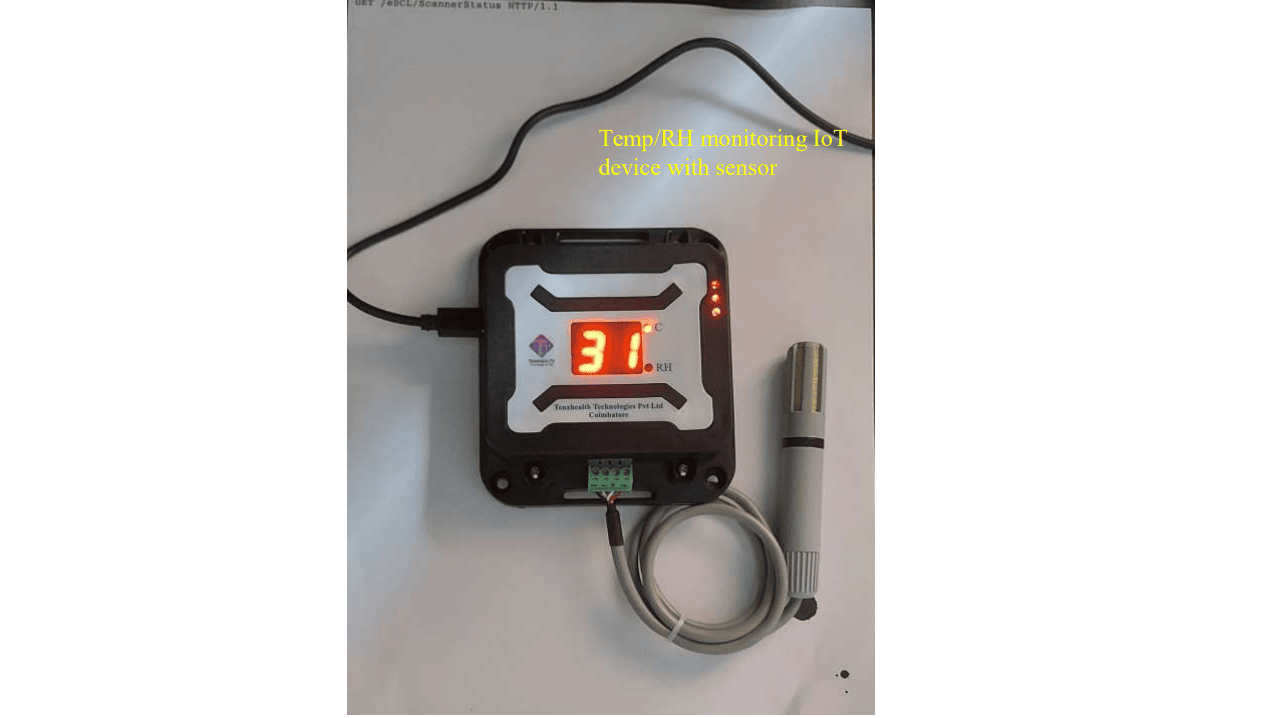 Temperature Monitoring Screenshot